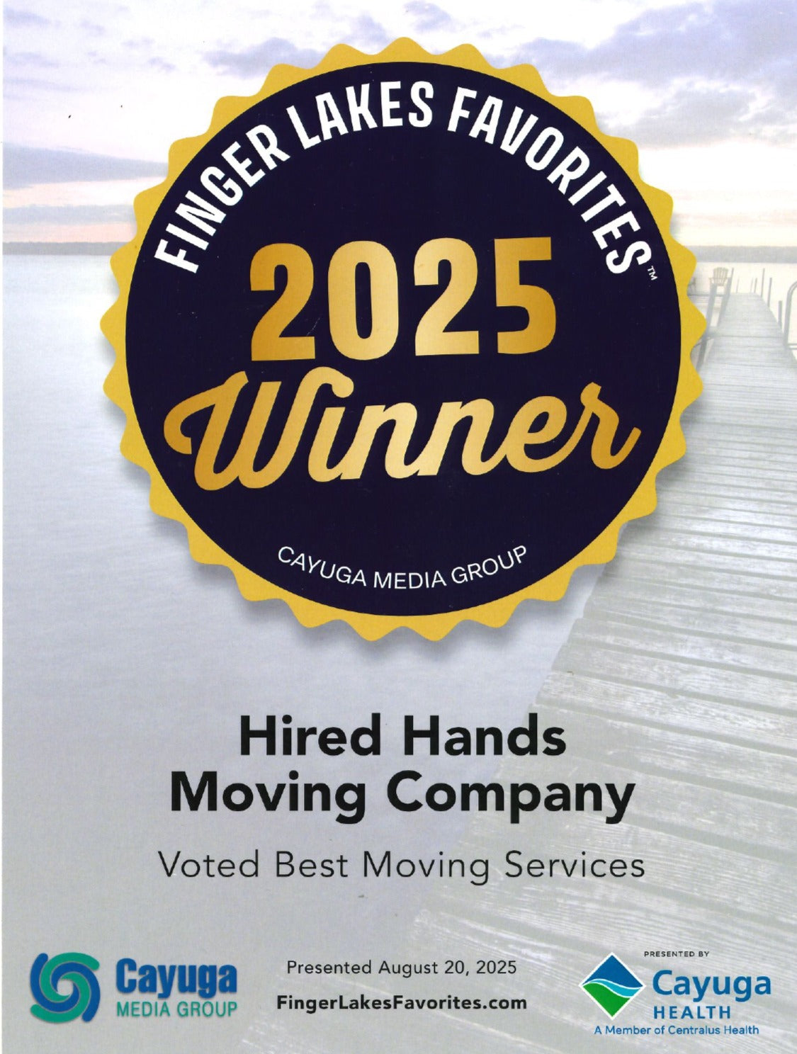 Finger Lakes Award 2025 Winner